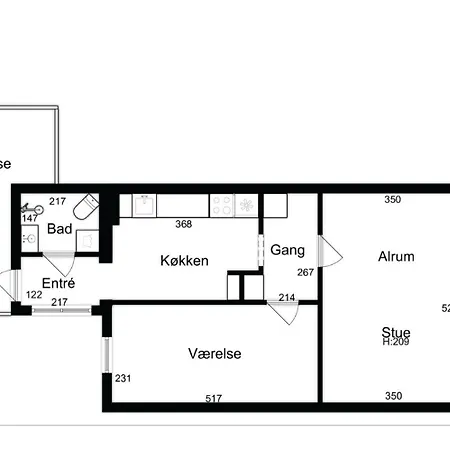 Beautifull 2-room With Sea View アパート